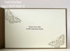 butterfly card insert