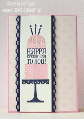 birthday cake card