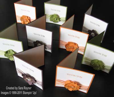 flower thank you cards
