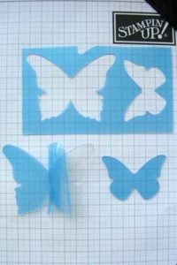 butterflies die cut from window sheet