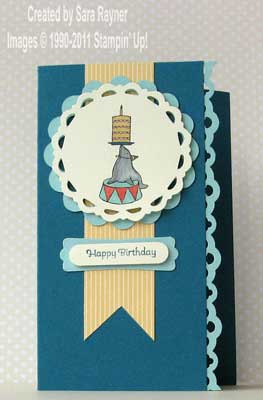 circus birthday card