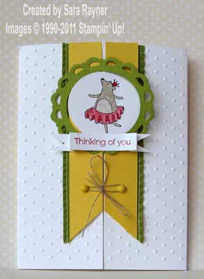 dancing bear card - closed