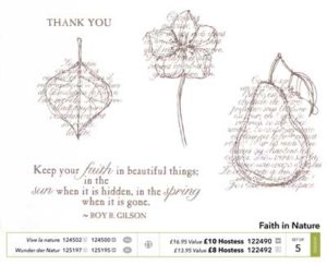 faith in nature stamp set