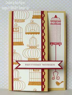 Aviary birthday card