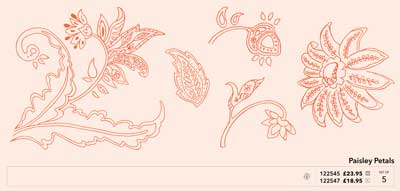 Paisley Petals stamp set