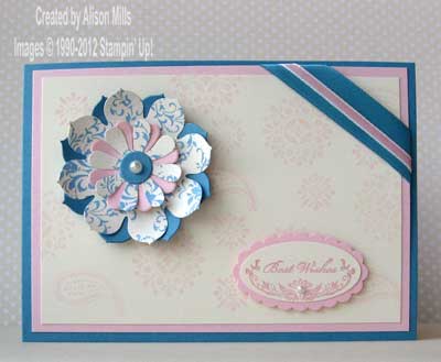 blue blossom card
