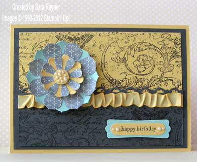 vintage flower card