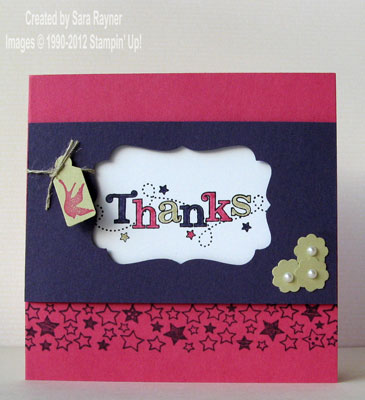 March batch thank you card