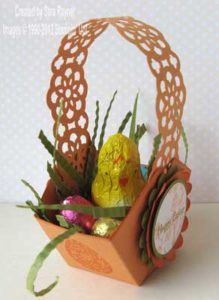 easter basket inside