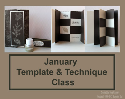 Template & Technique Class January