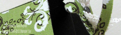 fabric purse close up
