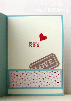 amore card inside