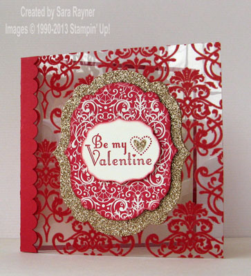 candlelight valentine card