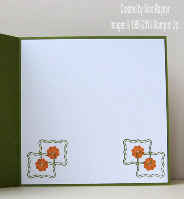 petite thank you card inside