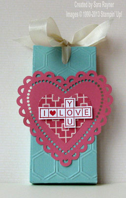 amore heart choc box