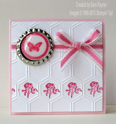 collage card pink