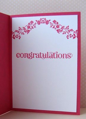 silver 1 congrats card inside