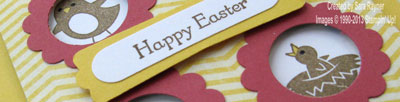 easter sampler close up