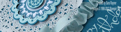 quintessential doily close up