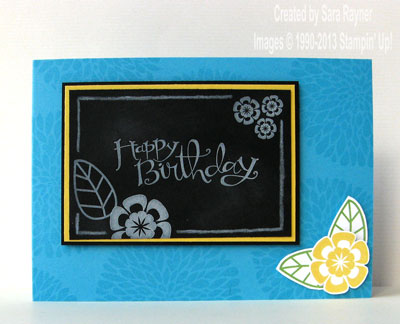 chalkboard card