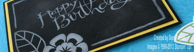 chalkboard close up