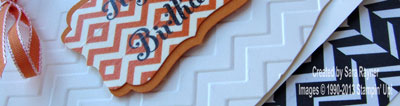 chevron gift card holder close up