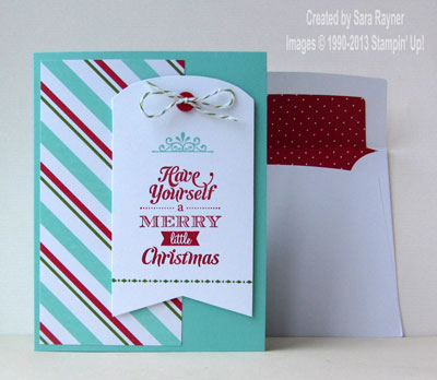 merry little xmas card kit