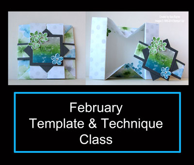February Template And Technique Class