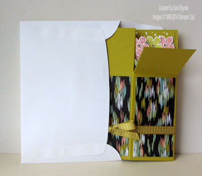 petite petals box card folded