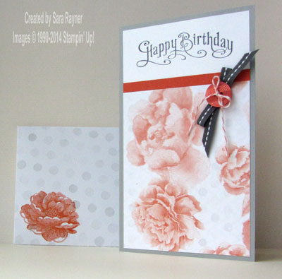 watercolor envelope and card
