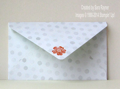 watercolor envelope back