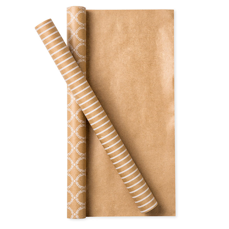 patterned kraft paper rolls