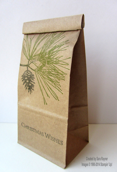 ornamental pine cafe bag