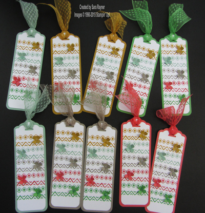 in color bookmark set