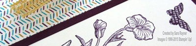 butterfly basics stamped close up