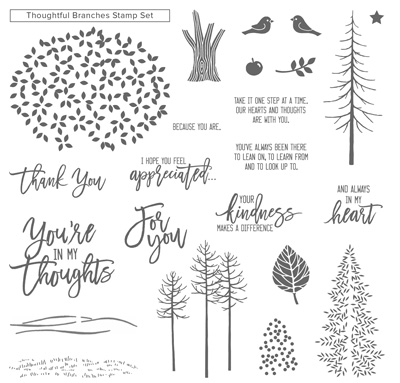 thoughtful branches stamps