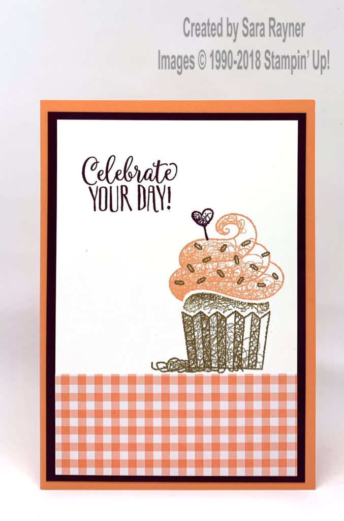 Hello Cupcake (SAB freebie) birthday card