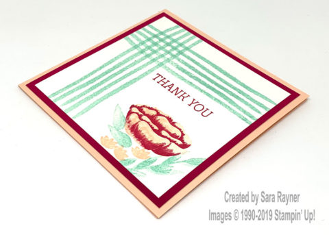 Incredible thank you card - Sara's crafting and stamping studio