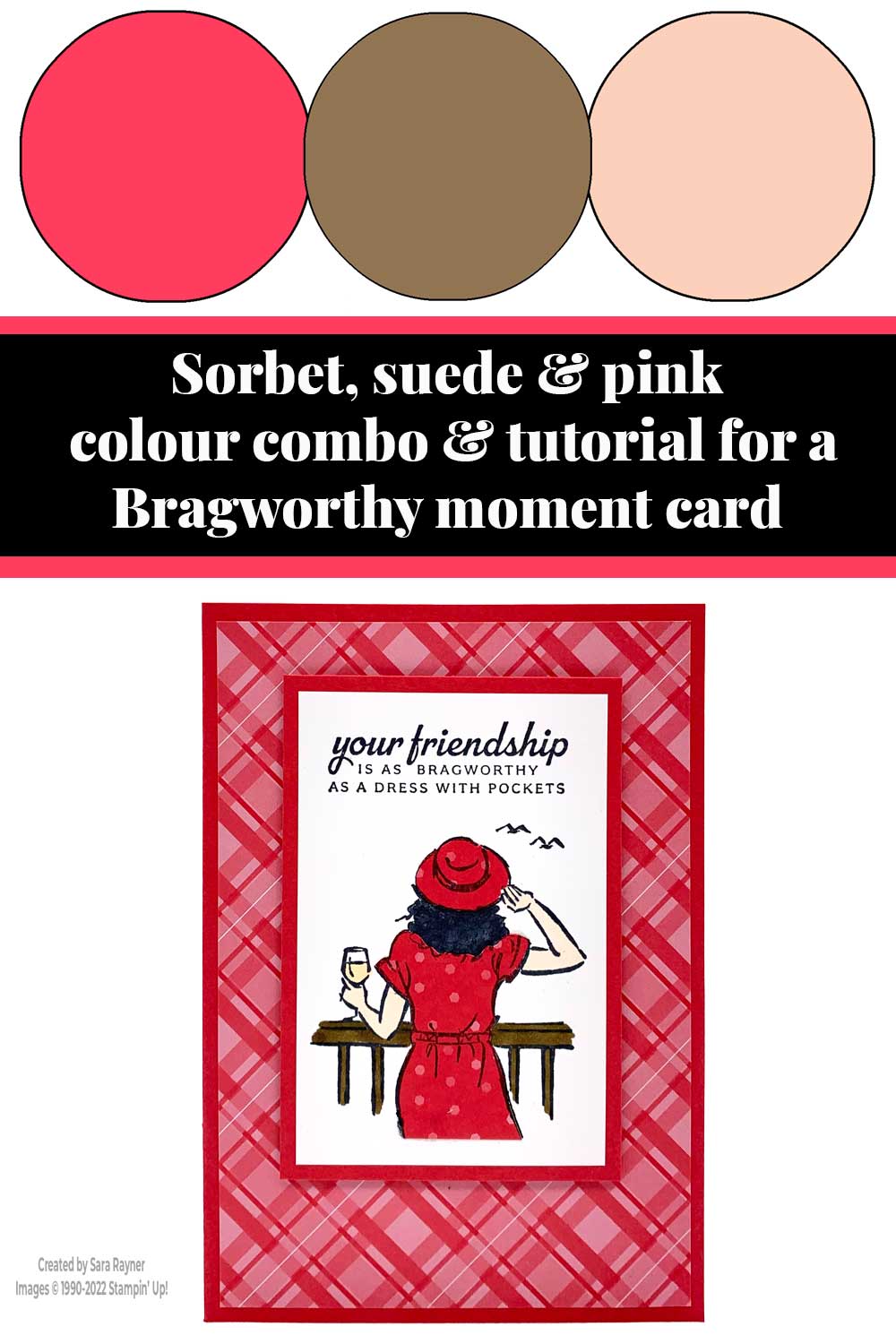 Tutorial For Bragworthy Moment Card Sara S Crafting And Stamping Studio