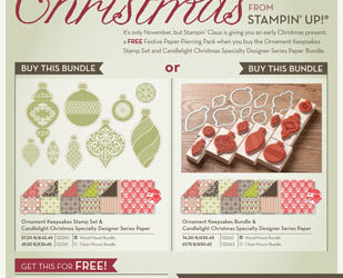 A Christmas gift from Stampin’ Up