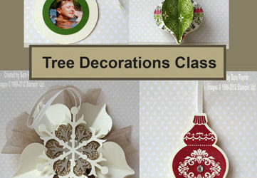 Tree Decorations Class now available online