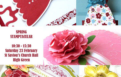 Last chance to book our Spring Stamptacular