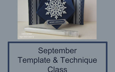Reminder of September Template & Technique Class