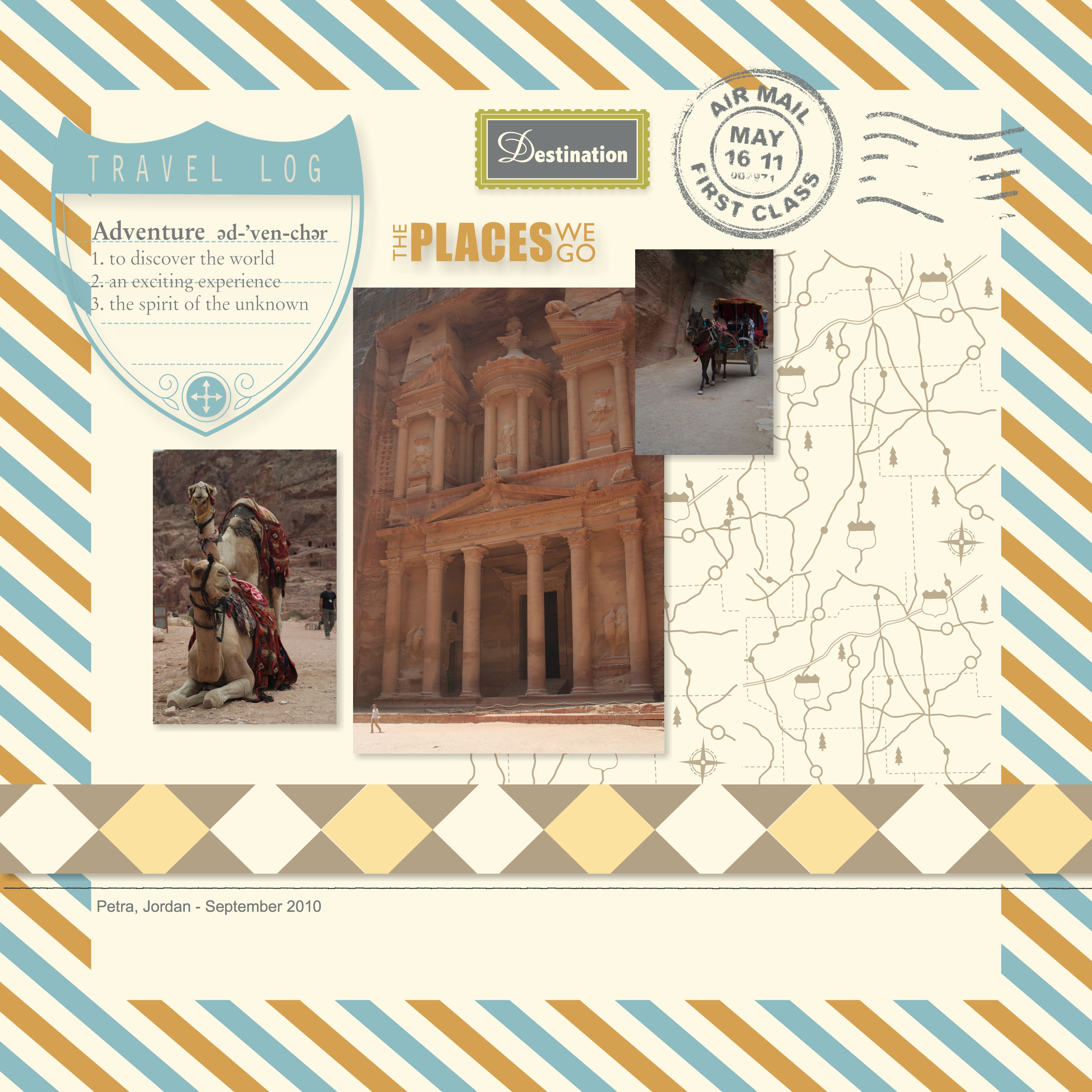 Some basic scrapbook pages in MDS