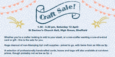 April Craft Sale