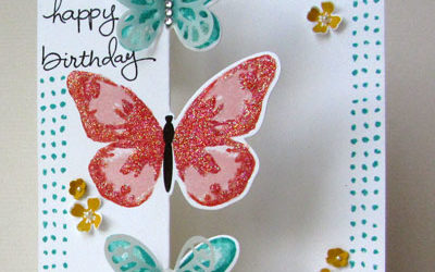 Tutorial for creating a partial die cut z fold card