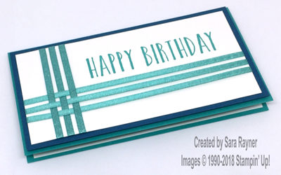 Bermuda Ribbon birthday card