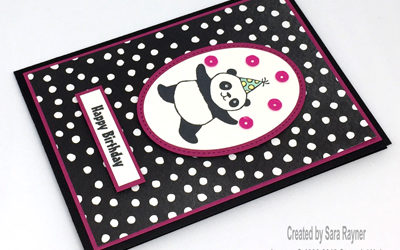 Party Panda birthday card