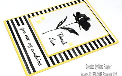 Petal Passion thank you card