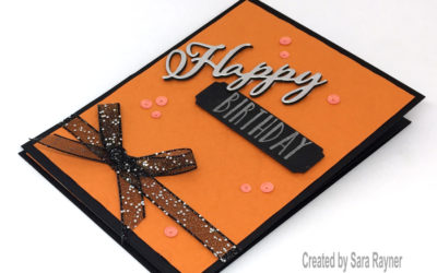 Merry Christmas thinlit birthday card – sneak peek